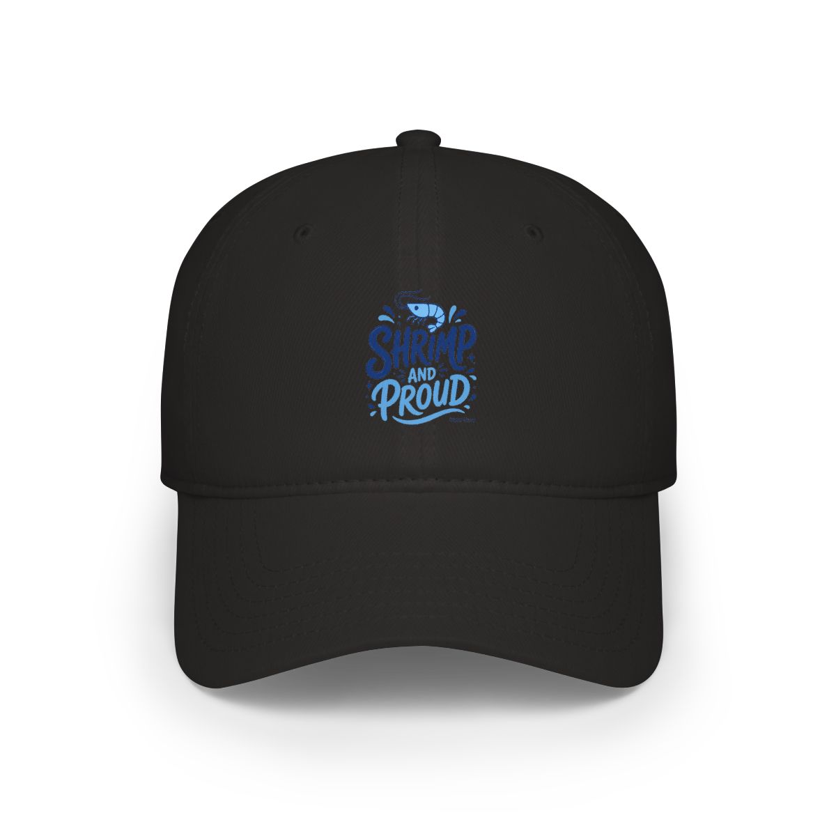 Hololive EN "SHRIMP AND PROUD" Hat - alternate angle 2, merchandise