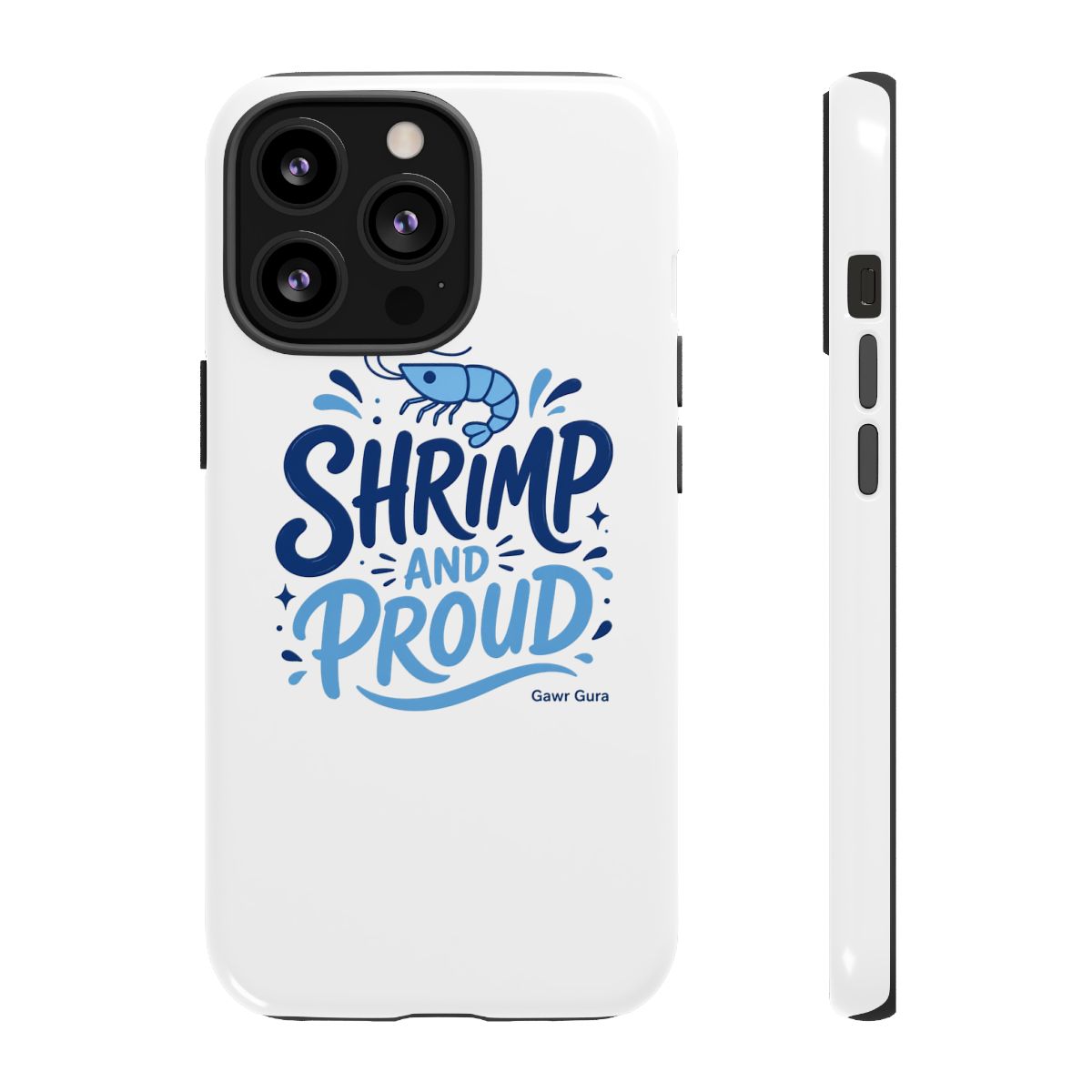 Hololive EN "SHRIMP AND PROUD" Phone Case - alternate angle 4, merchandise