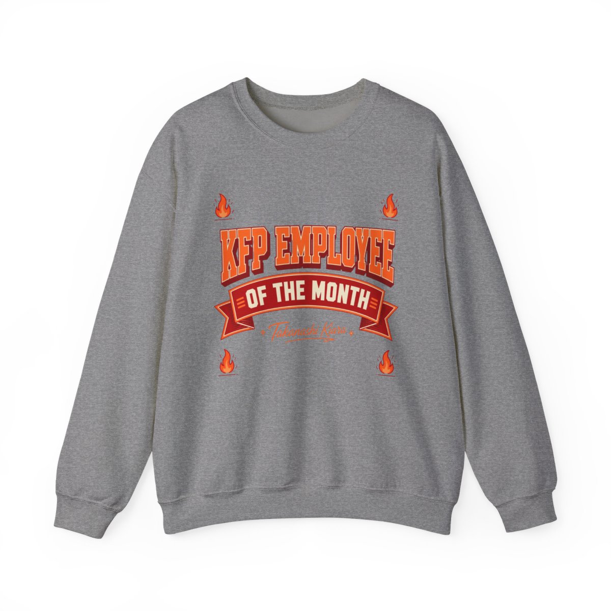 Hololive EN "KFP Employee of the Month" Crewneck - alternate angle 2, merchandise