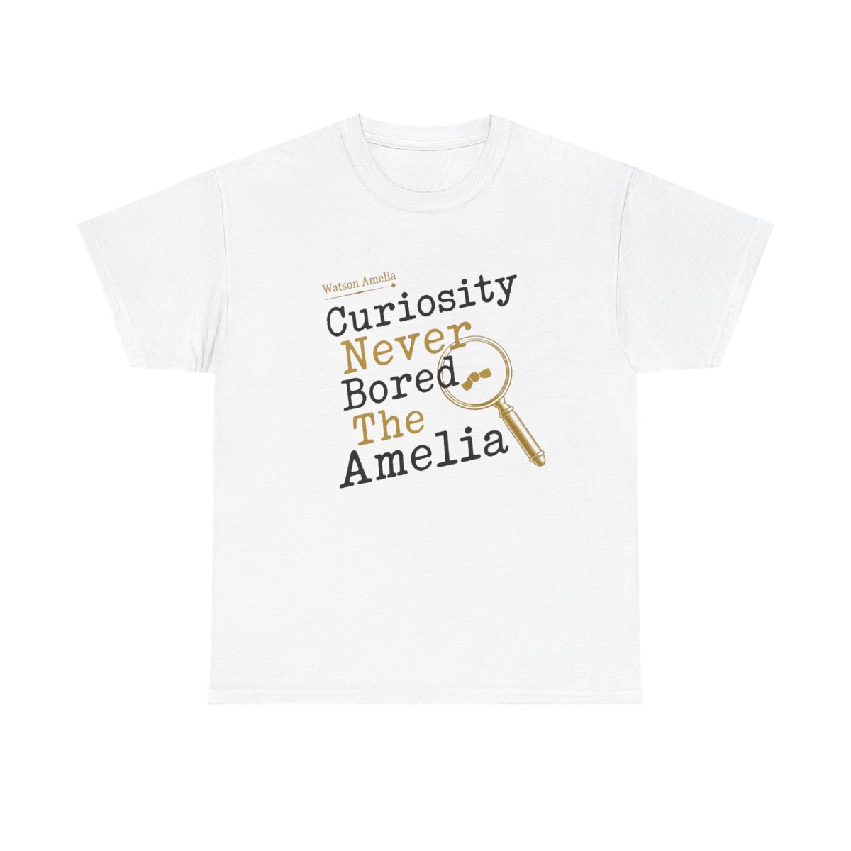 Hololive EN "Curiosity Never Bored The Amelia" Unisex Tee