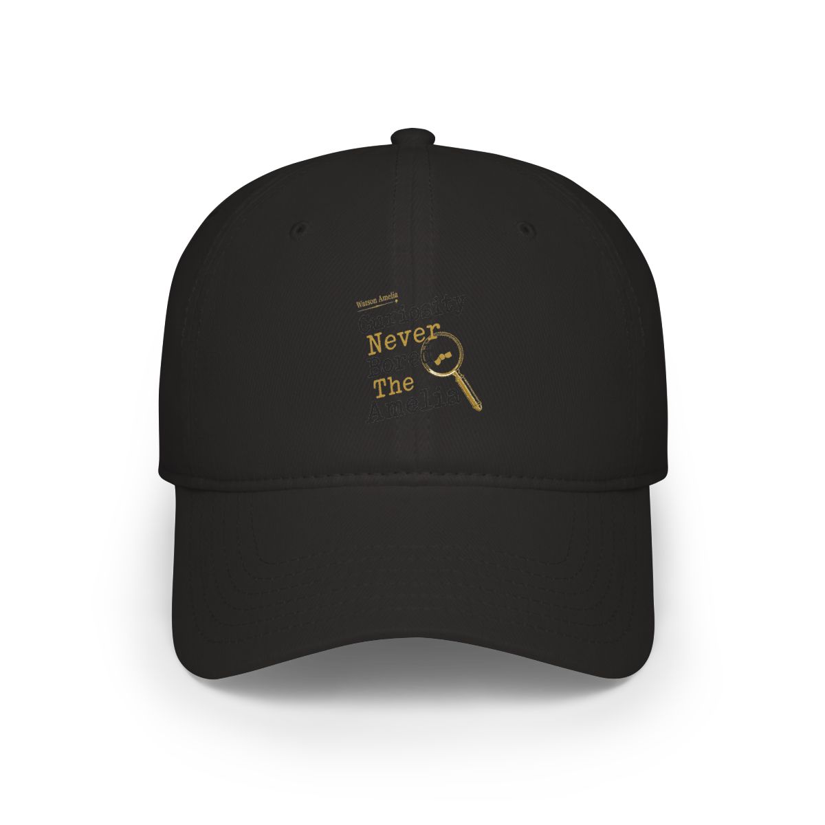 Hololive EN "Curiosity Never Bored The Amelia" Hat - alternate angle 3, merchandise