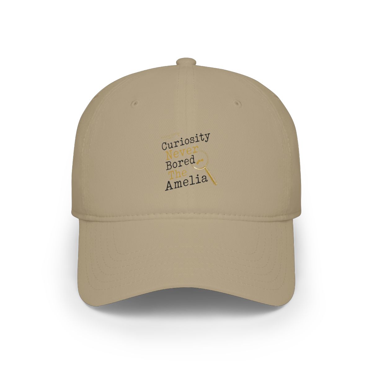 Hololive EN "Curiosity Never Bored The Amelia" Hat - alternate angle 4, merchandise