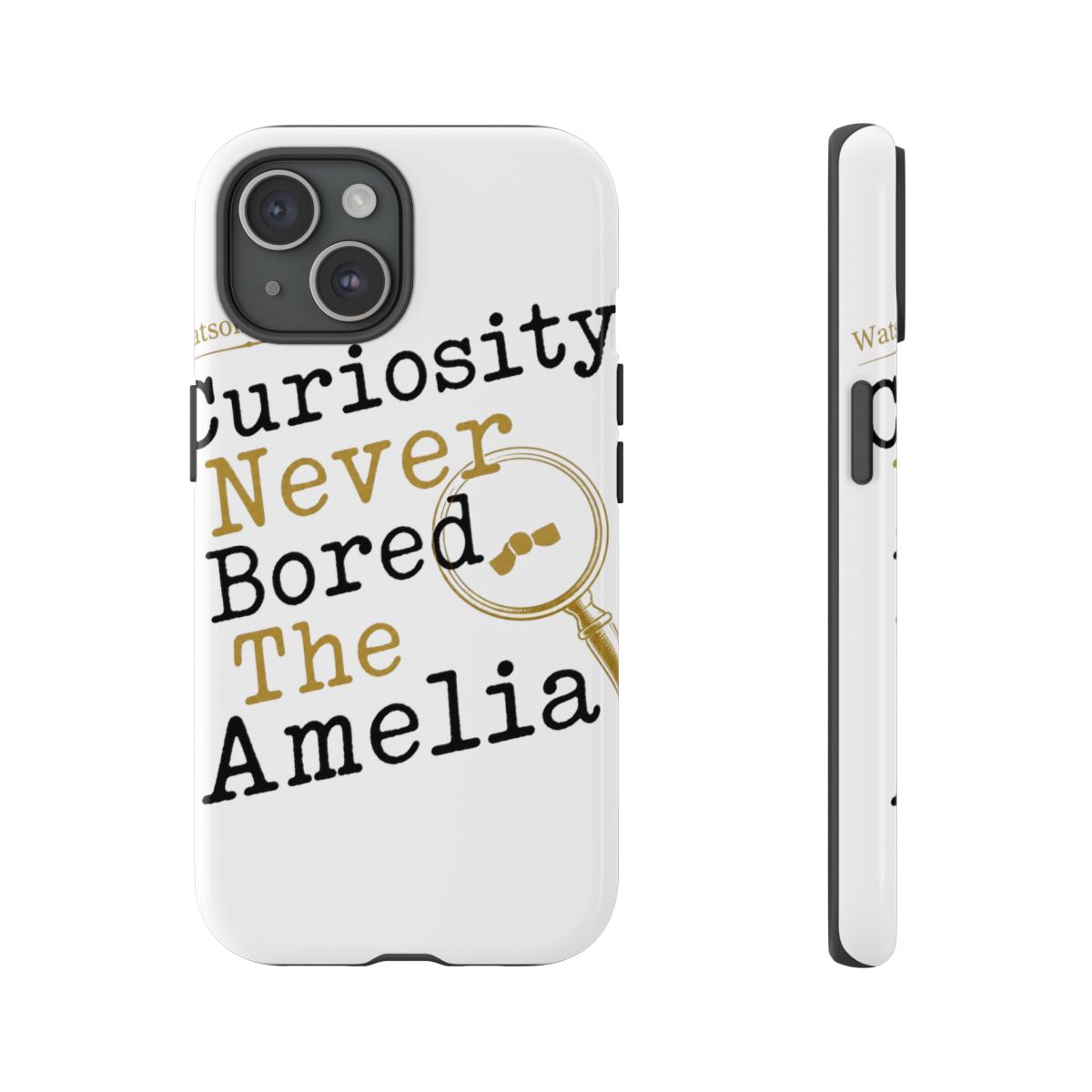 Hololive EN "Curiosity Never Bored The Amelia" Phone Case