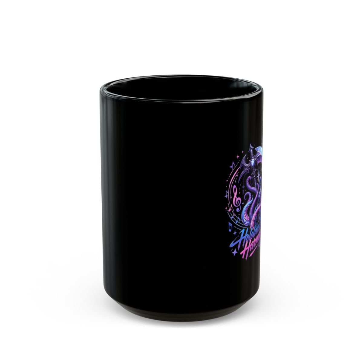 Hololive EN "Hololive EN Harmony" Black Mug - alternate angle 1, merchandise