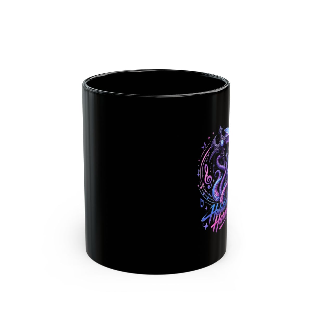 Hololive EN "Hololive EN Harmony" Black Mug - alternate angle 2, merchandise