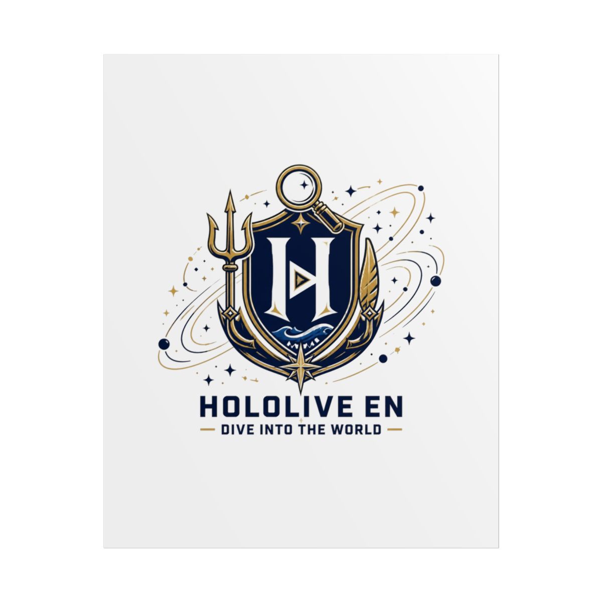 Hololive EN "Hololive EN - Dive into the World" Poster - Official Posters & Wall Art merchandise