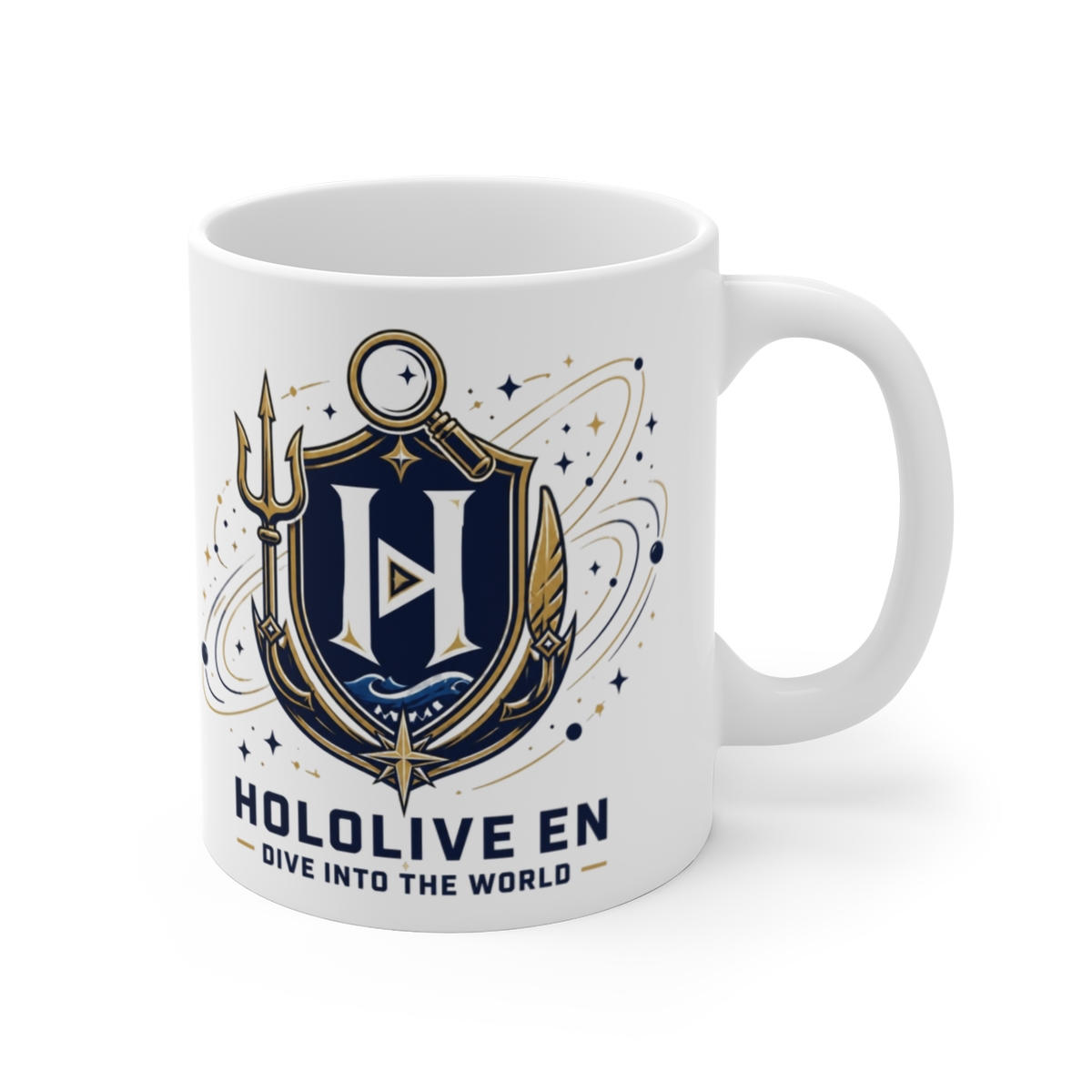 Hololive EN "Hololive EN - Dive into the World" White Mug