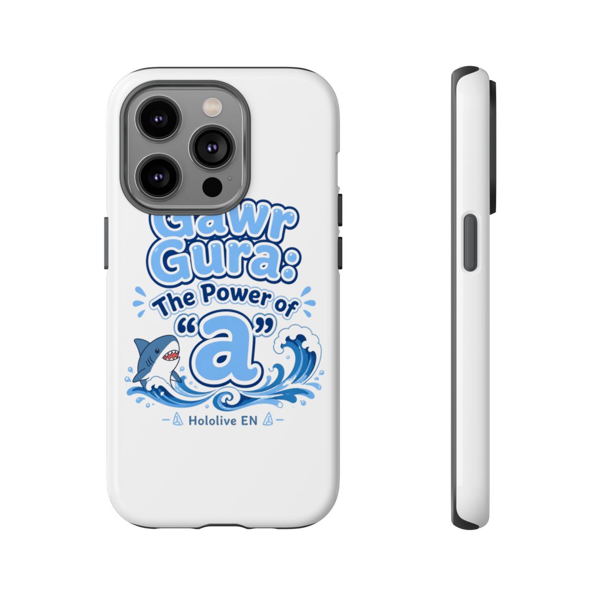 Hololive EN "Gawr Gura: The Power of " Phone Case - alternate angle 5, merchandise