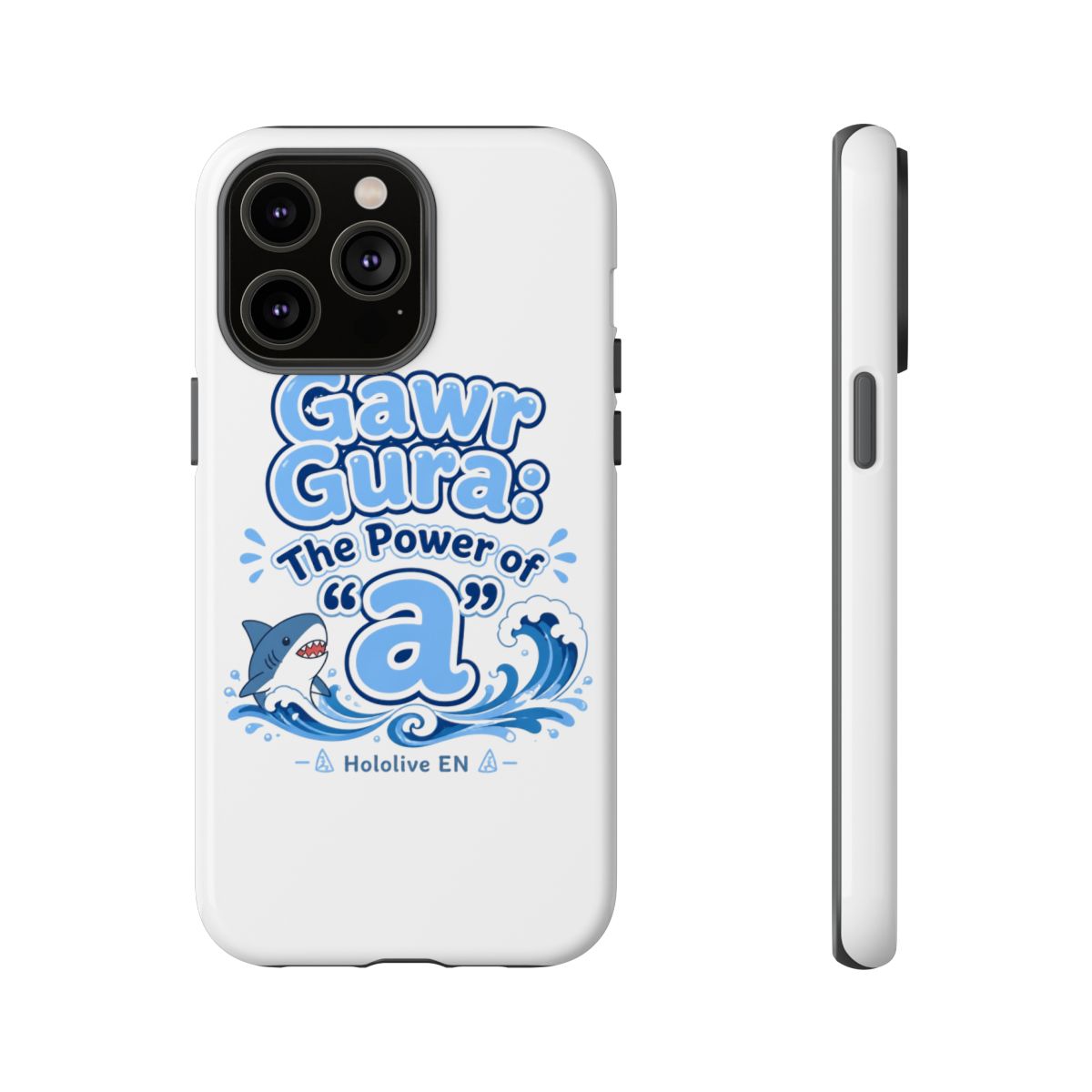 Hololive EN "Gawr Gura: The Power of " Phone Case - alternate angle 5, merchandise