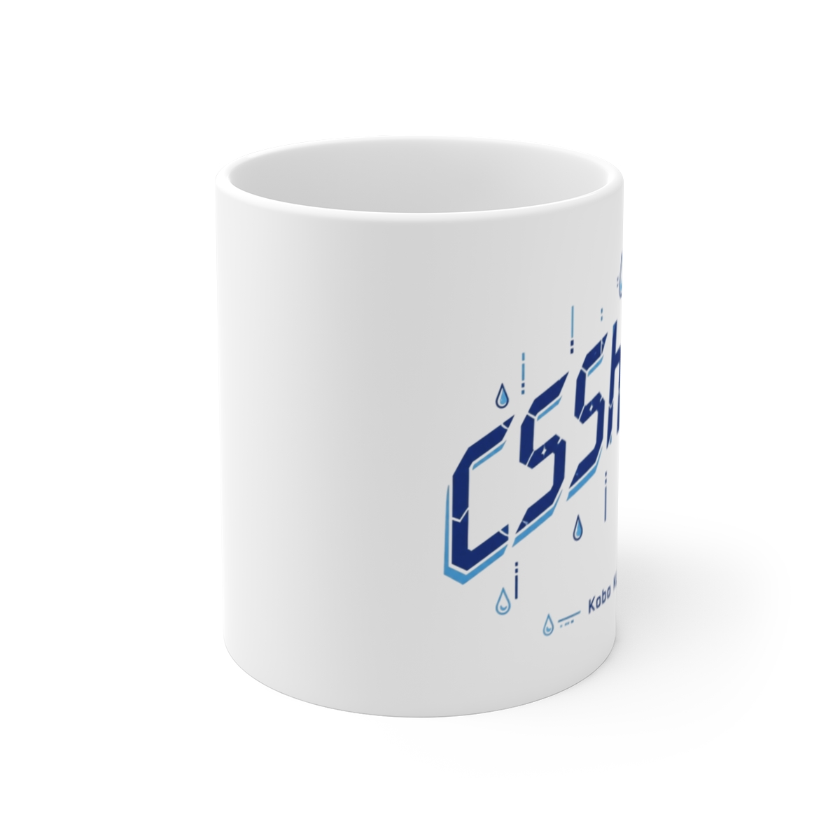 Kobo Kanaeru "CSShaman!" White Mug - alternate angle 1, merchandise