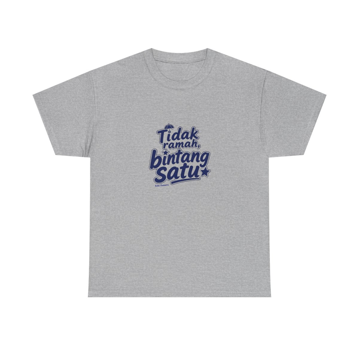 Kobo Kanaeru "Tidak ramah, bintang satu" Unisex Tee - alternate angle 2, merchandise