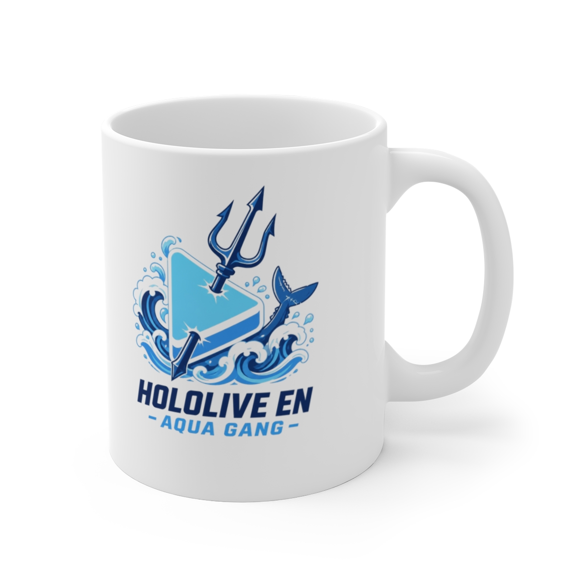 Hololive EN "Hololive EN - Aqua Gang" White Mug