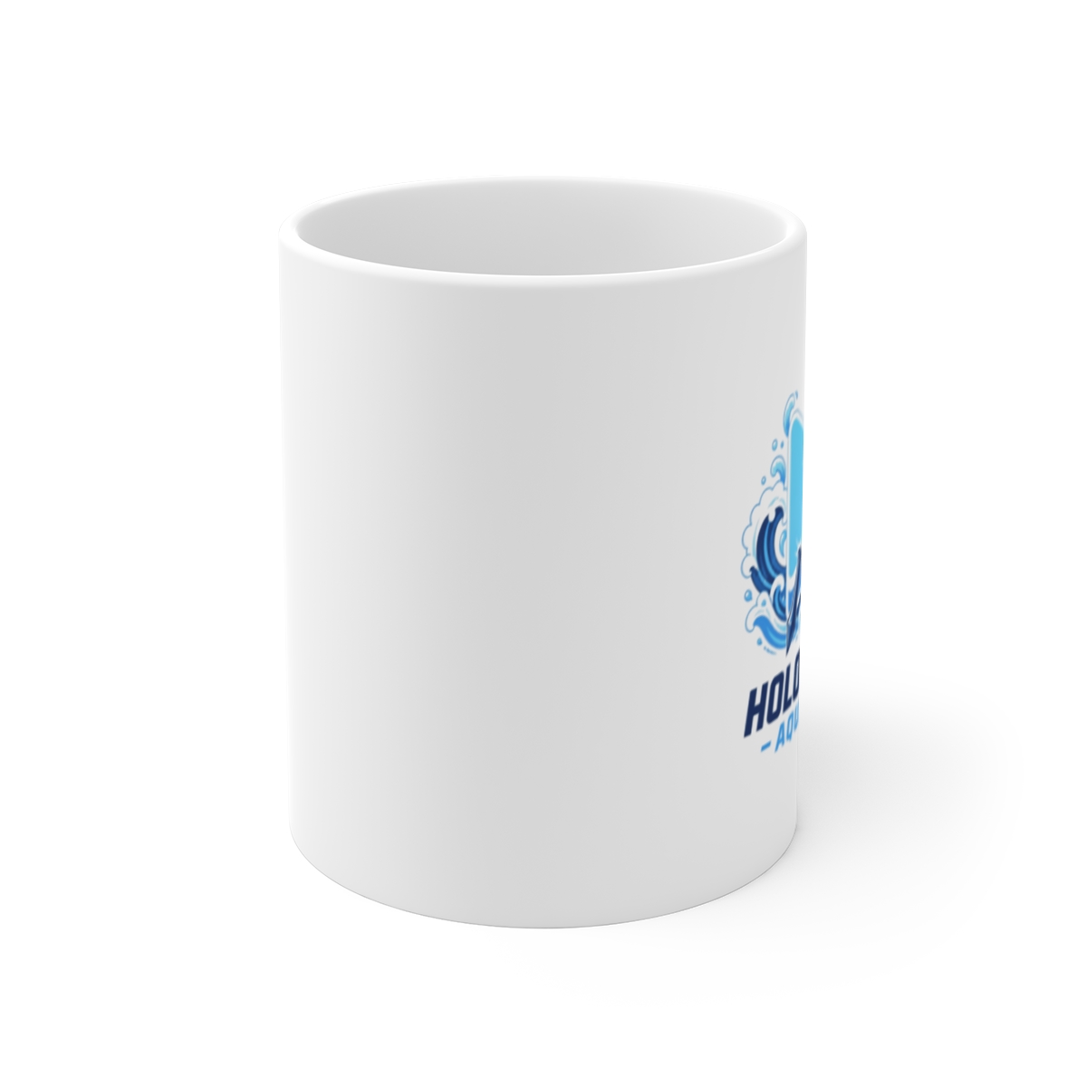 Hololive EN "Hololive EN - Aqua Gang" White Mug - alternate angle 1, merchandise