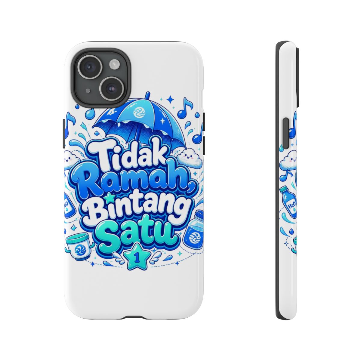 Kobo Kanaeru "Tidak Ramah, Bintang Satu" Phone Case - alternate angle 2, merchandise
