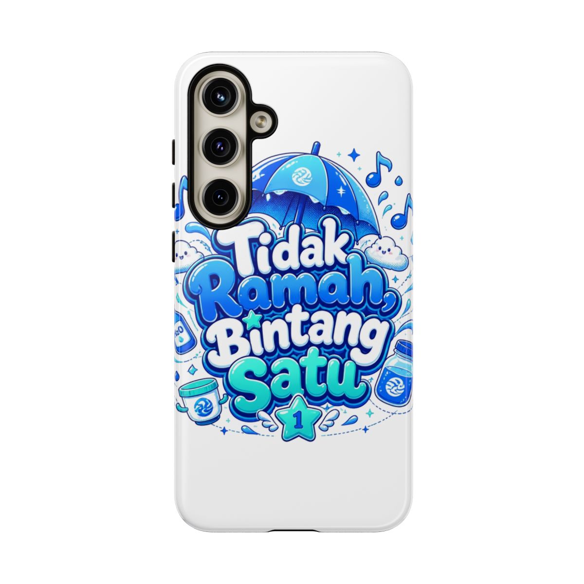 Kobo Kanaeru "Tidak Ramah, Bintang Satu" Phone Case - alternate angle 3, merchandise