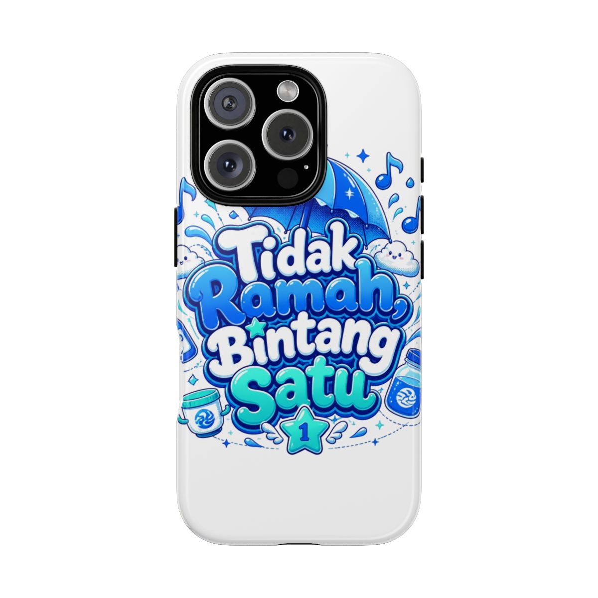 Kobo Kanaeru "Tidak Ramah, Bintang Satu" Phone Case - alternate angle 2, merchandise