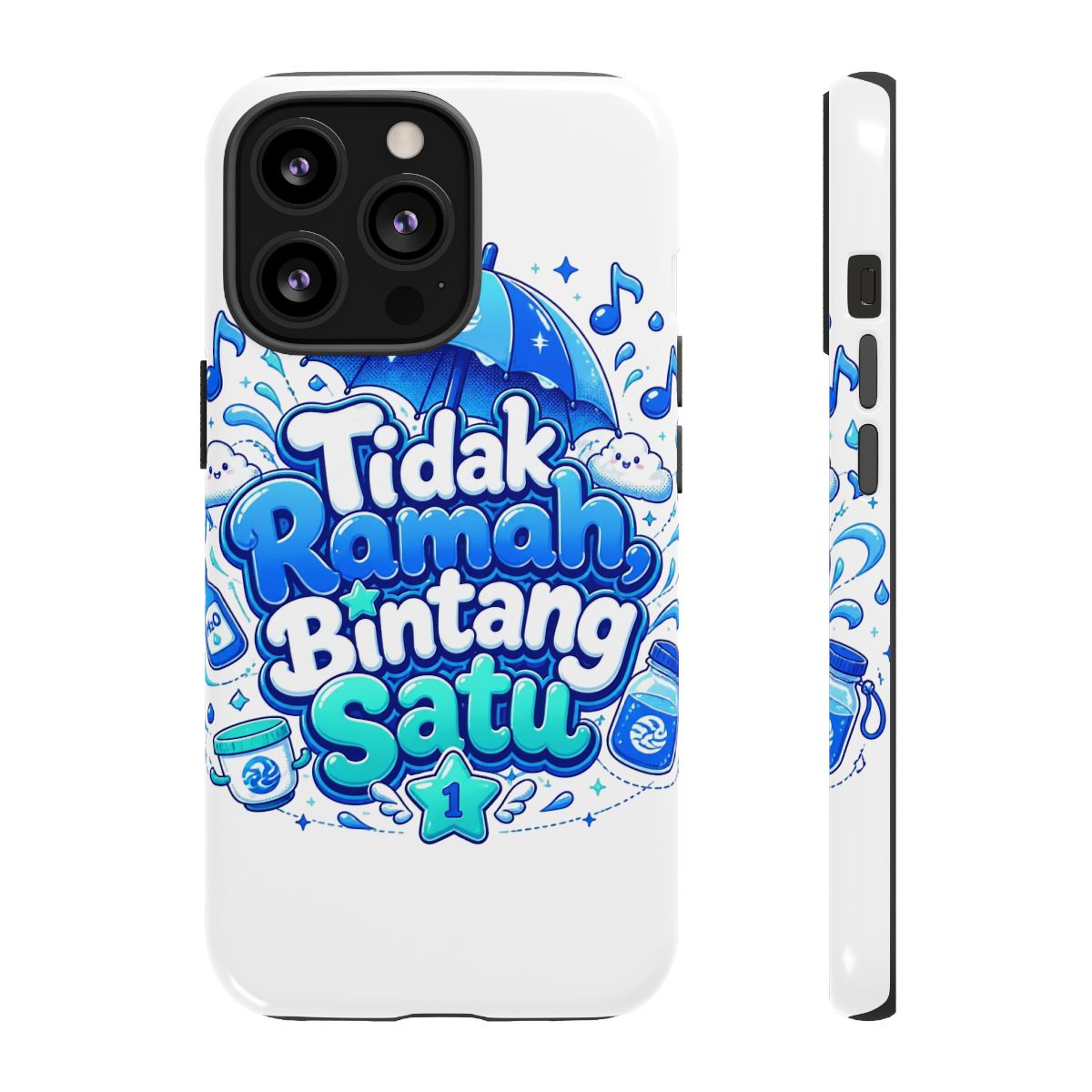 Kobo Kanaeru "Tidak Ramah, Bintang Satu" Phone Case - alternate angle 1, merchandise