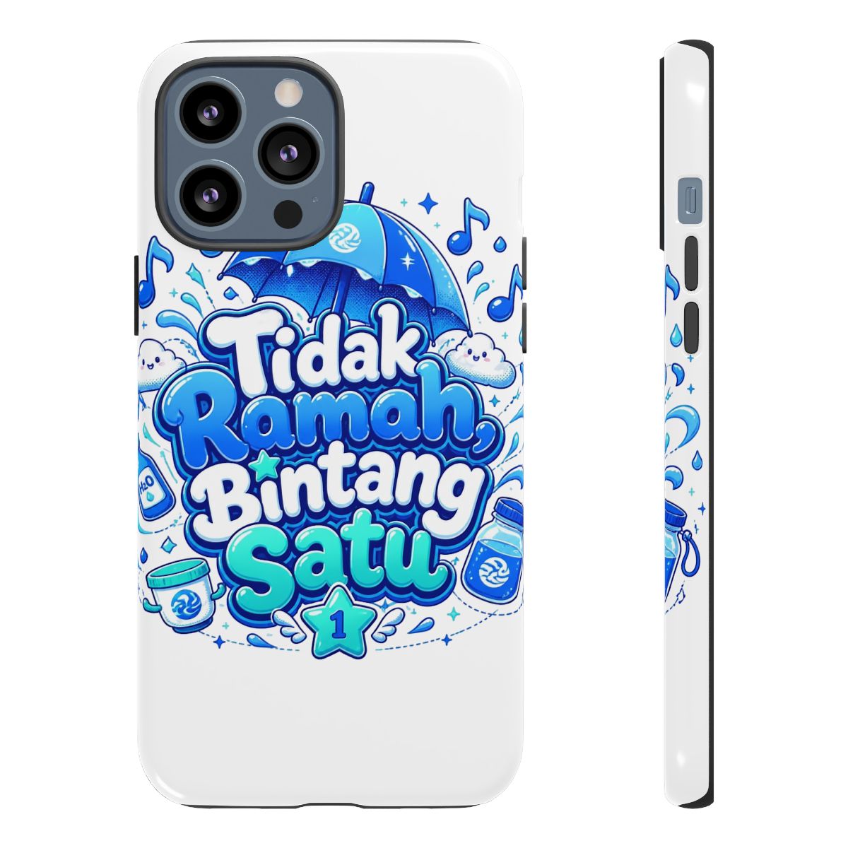 Kobo Kanaeru "Tidak Ramah, Bintang Satu" Phone Case - alternate angle 2, merchandise