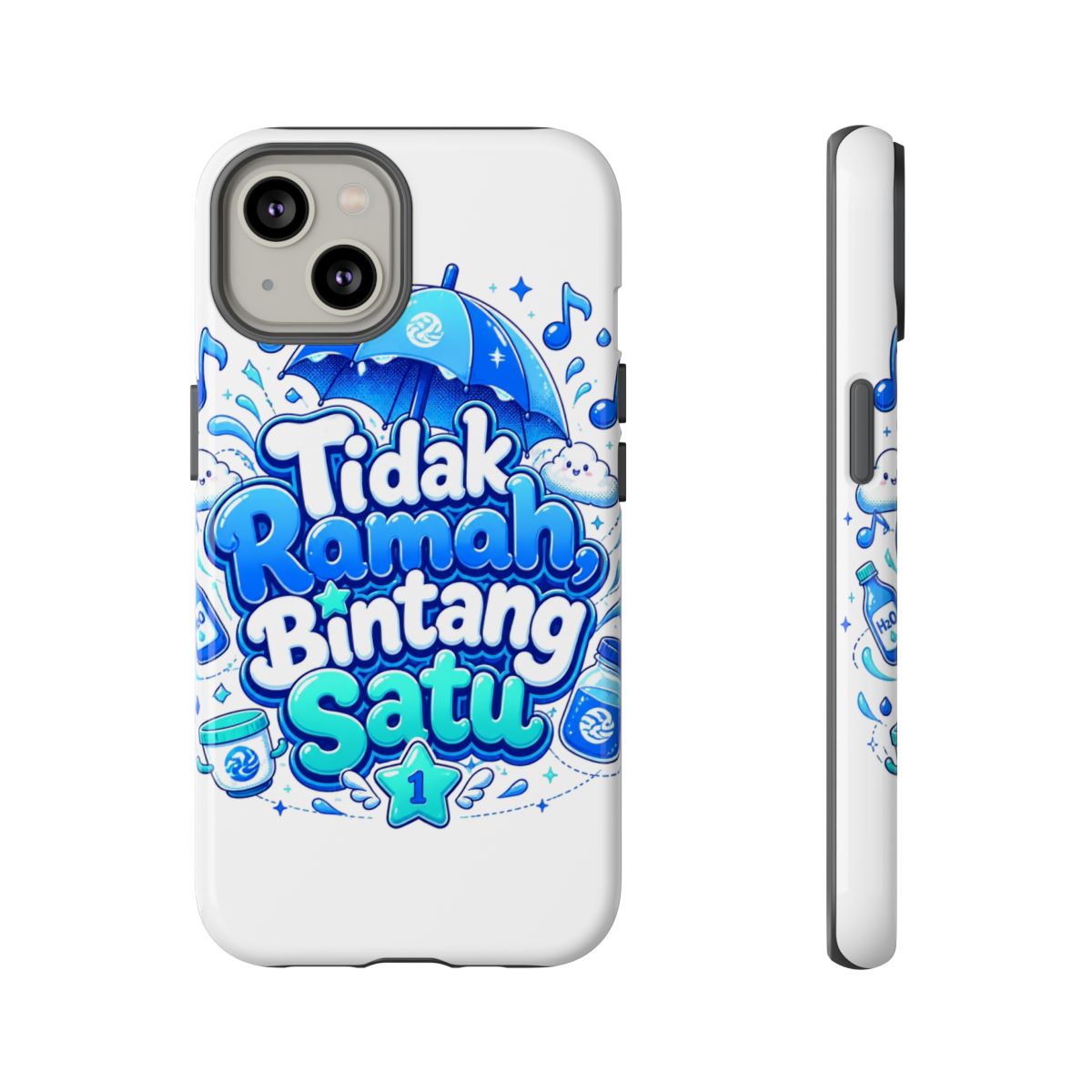 Kobo Kanaeru "Tidak Ramah, Bintang Satu" Phone Case - alternate angle 3, merchandise