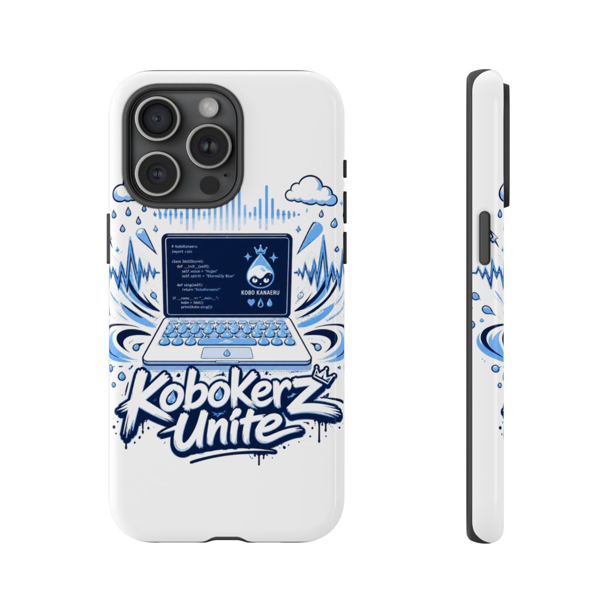 Kobo Kanaeru "Kobokerz Unite" Phone Case - alternate angle 1, merchandise