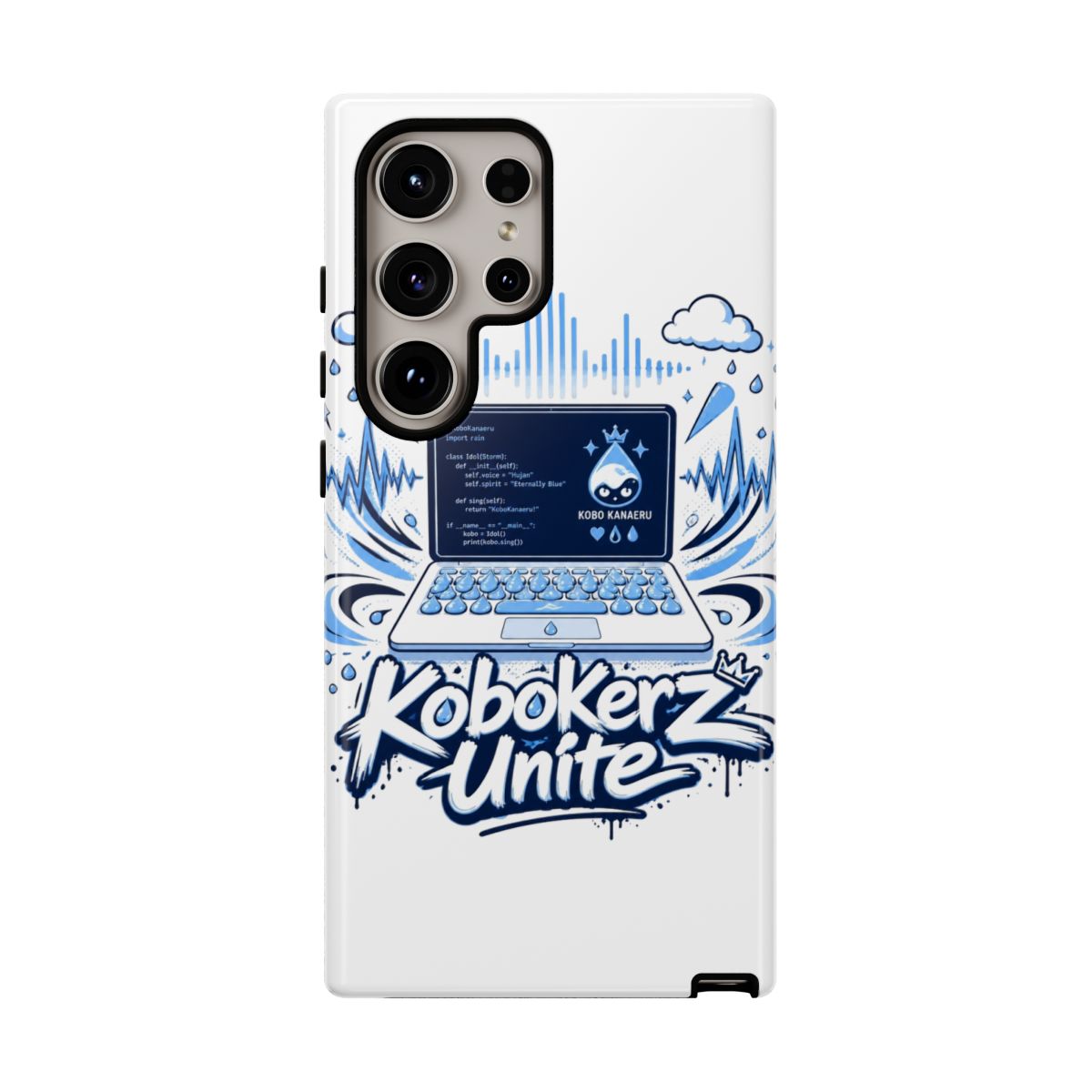 Kobo Kanaeru "Kobokerz Unite" Phone Case - alternate angle 3, merchandise
