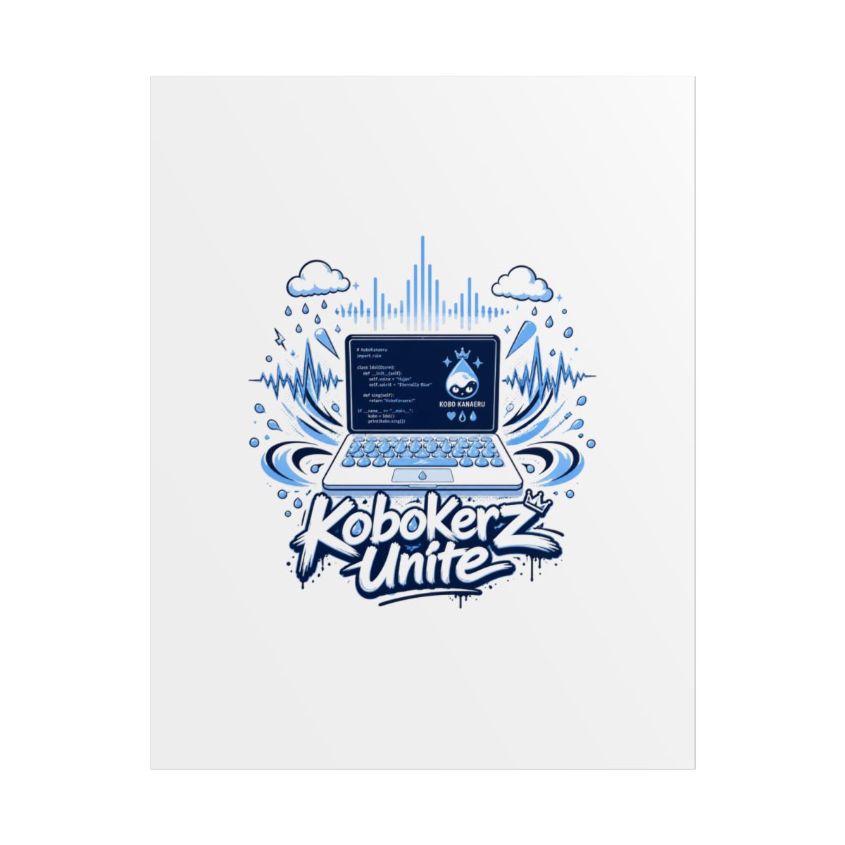 Kobo Kanaeru "Kobokerz Unite" Poster - alternate angle 1, merchandise