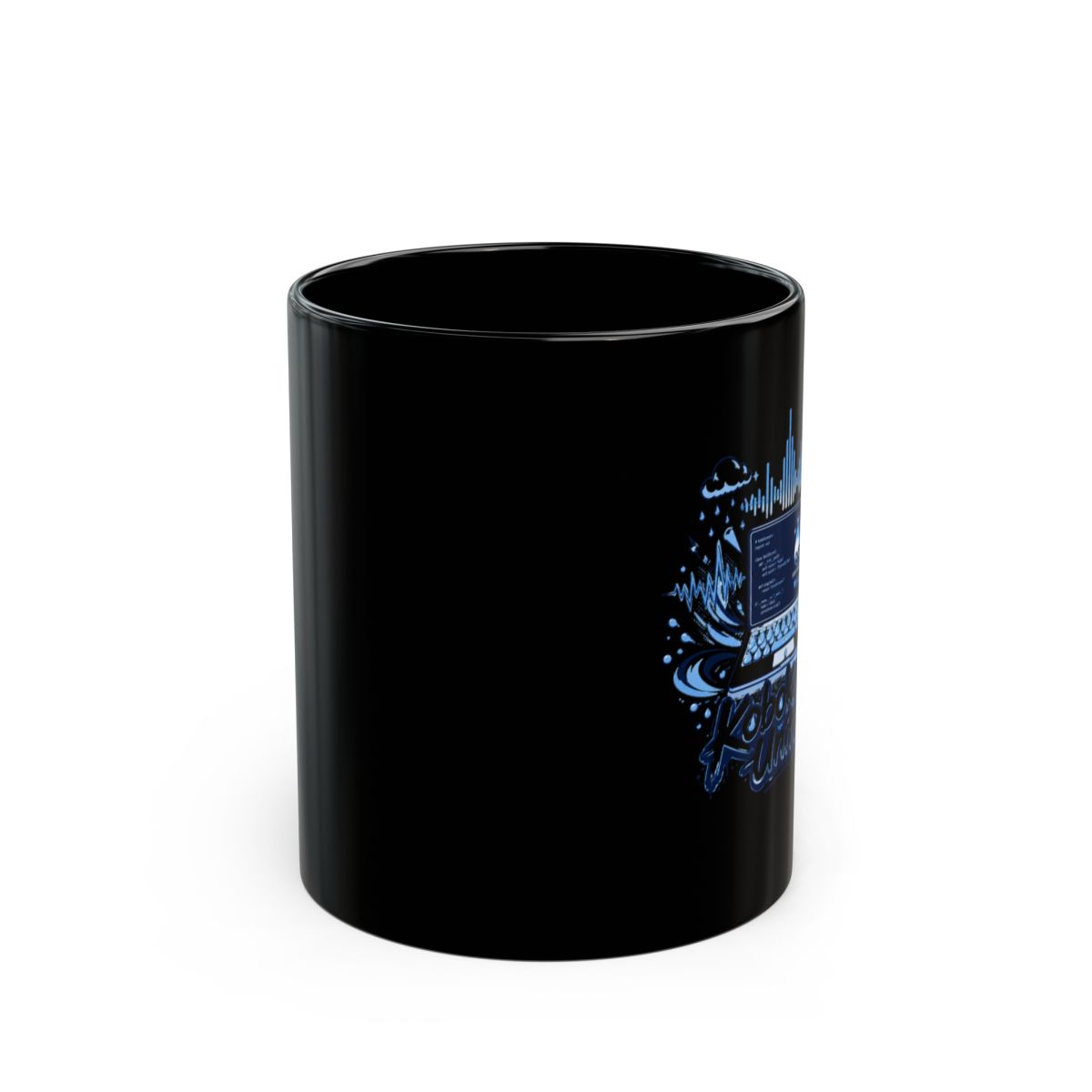Kobo Kanaeru "Kobokerz Unite" Black Mug - alternate angle 1, merchandise