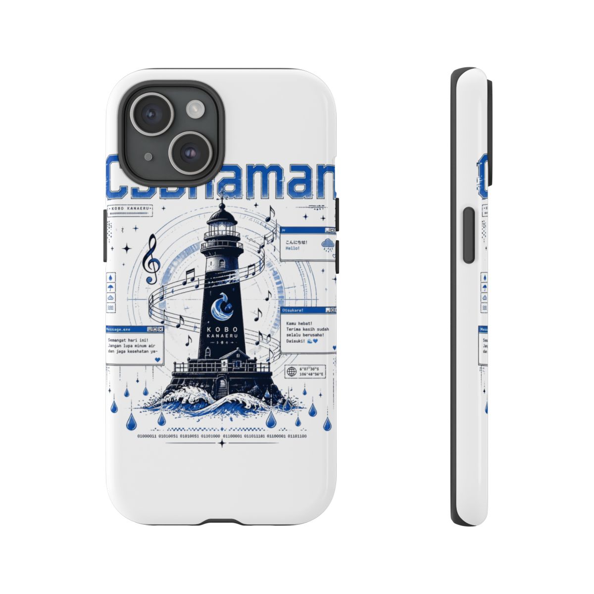 Kobo Kanaeru "CSShaman" Phone Case - alternate angle 1, merchandise