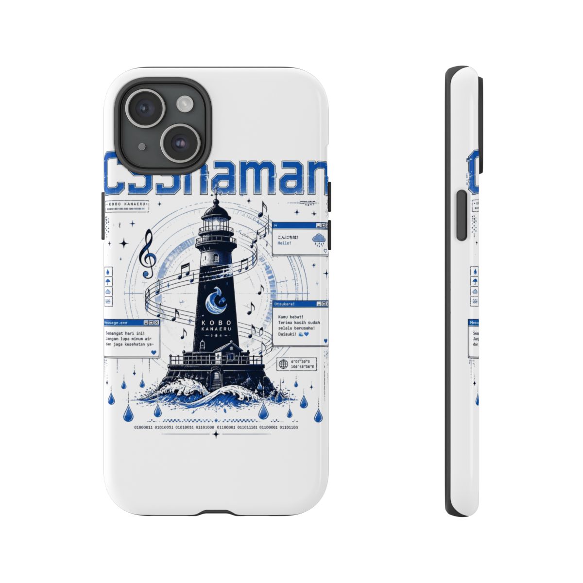 Kobo Kanaeru "CSShaman" Phone Case - alternate angle 3, merchandise