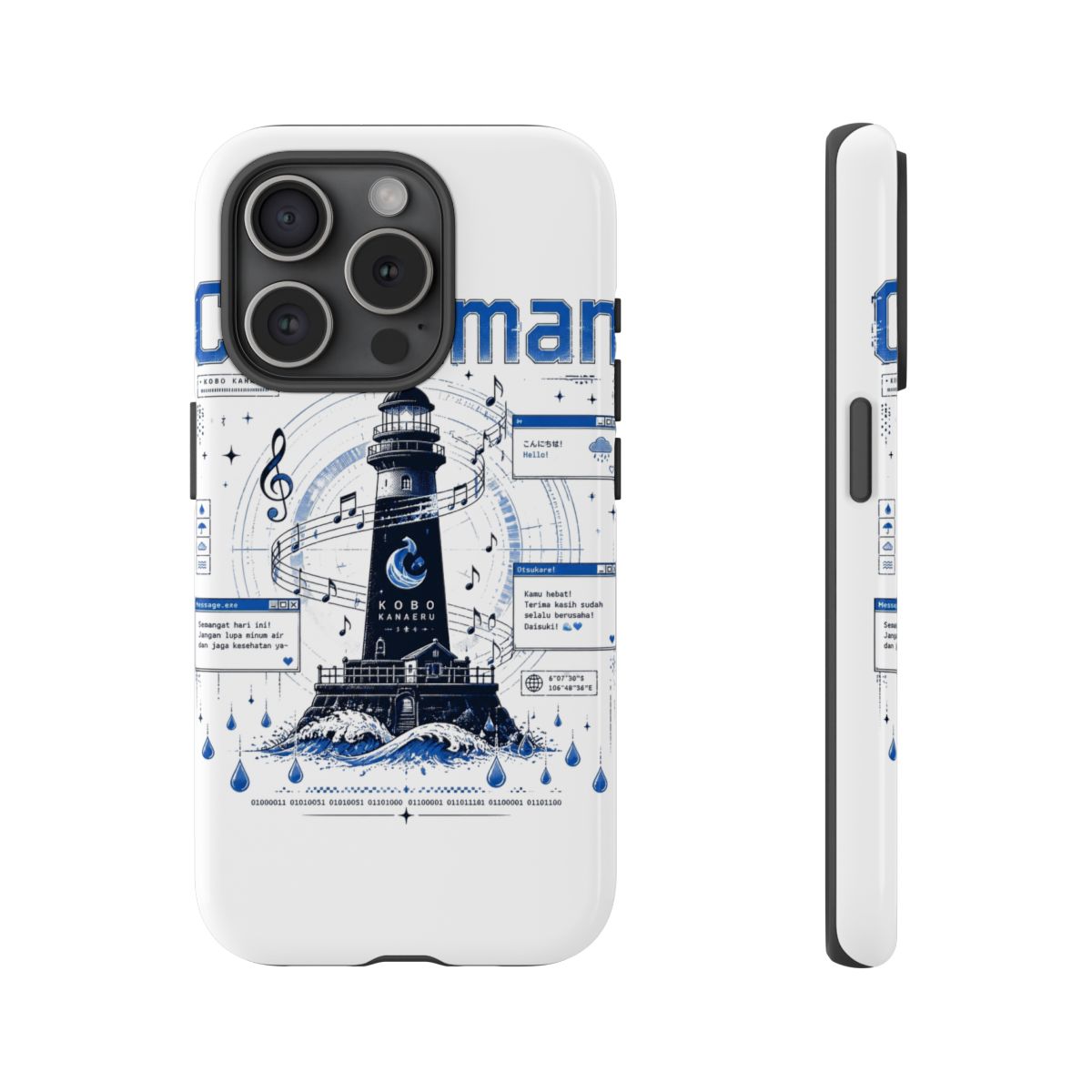 Kobo Kanaeru "CSShaman" Phone Case - alternate angle 1, merchandise
