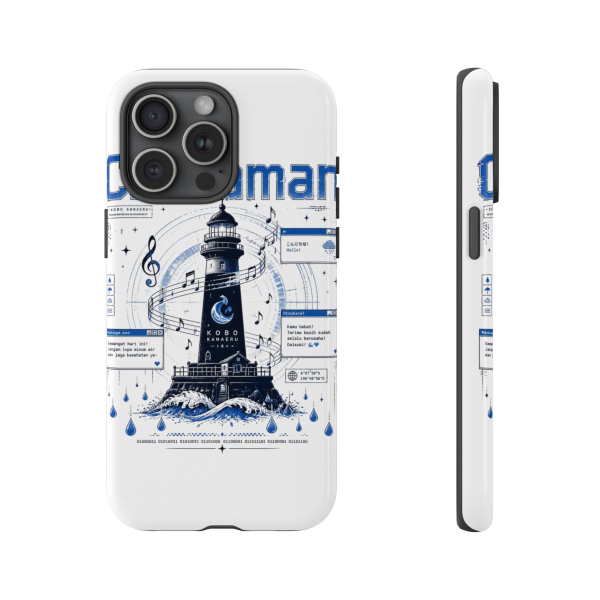 Kobo Kanaeru "CSShaman" Phone Case - alternate angle 3, merchandise