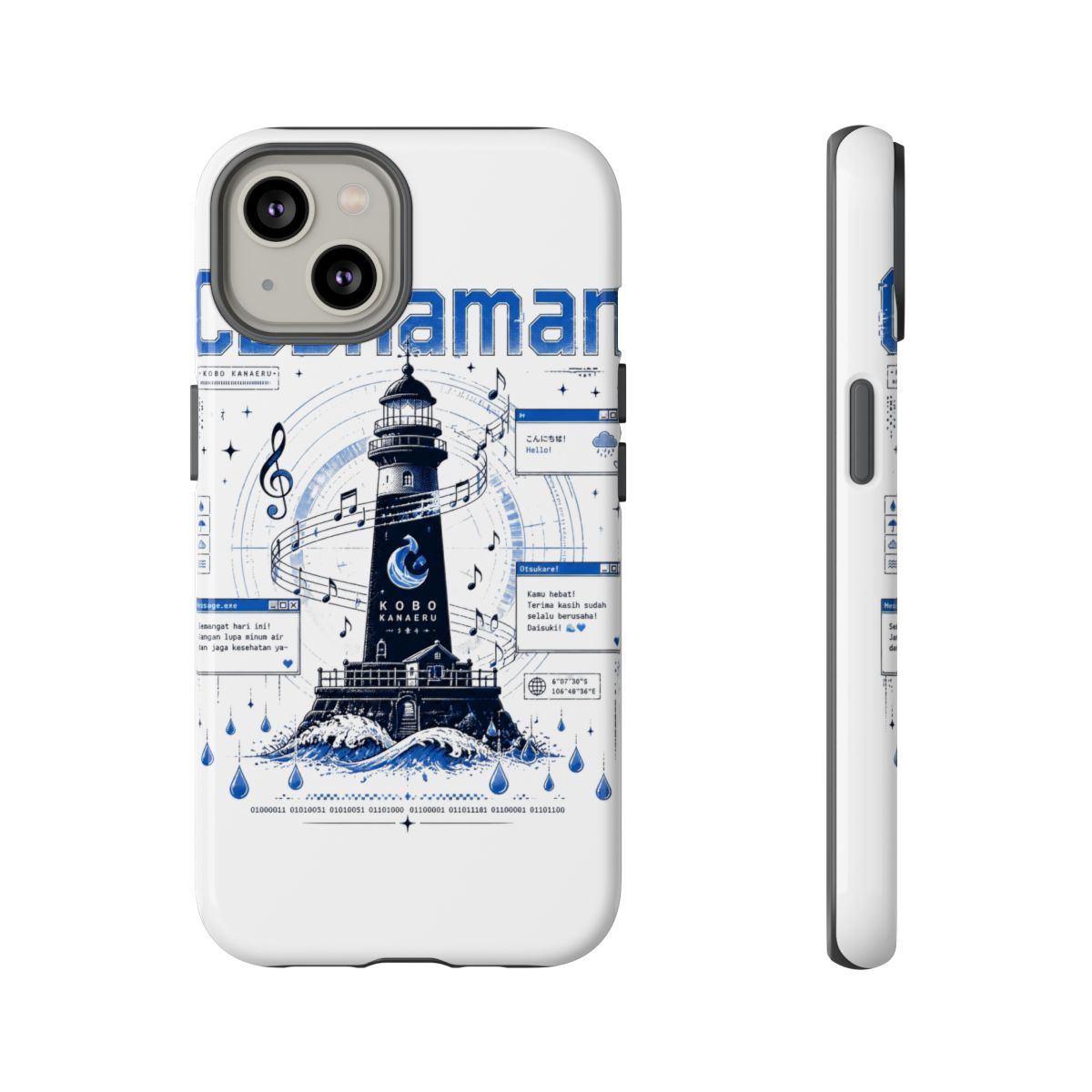Kobo Kanaeru "CSShaman" Phone Case - alternate angle 3, merchandise