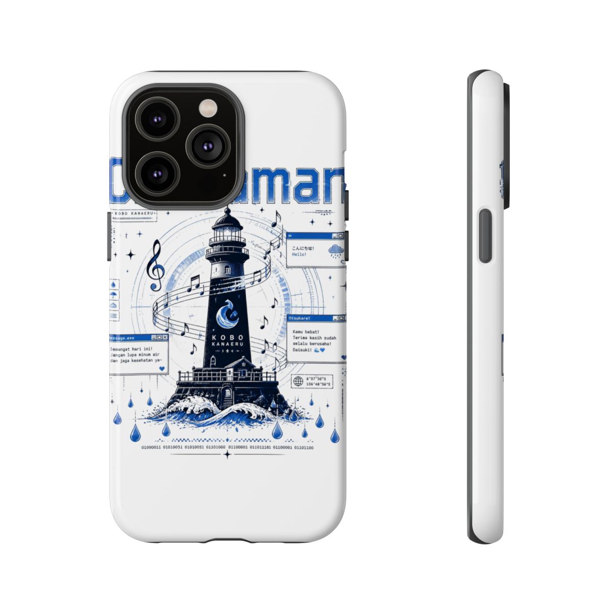 Kobo Kanaeru "CSShaman" Phone Case - alternate angle 2, merchandise