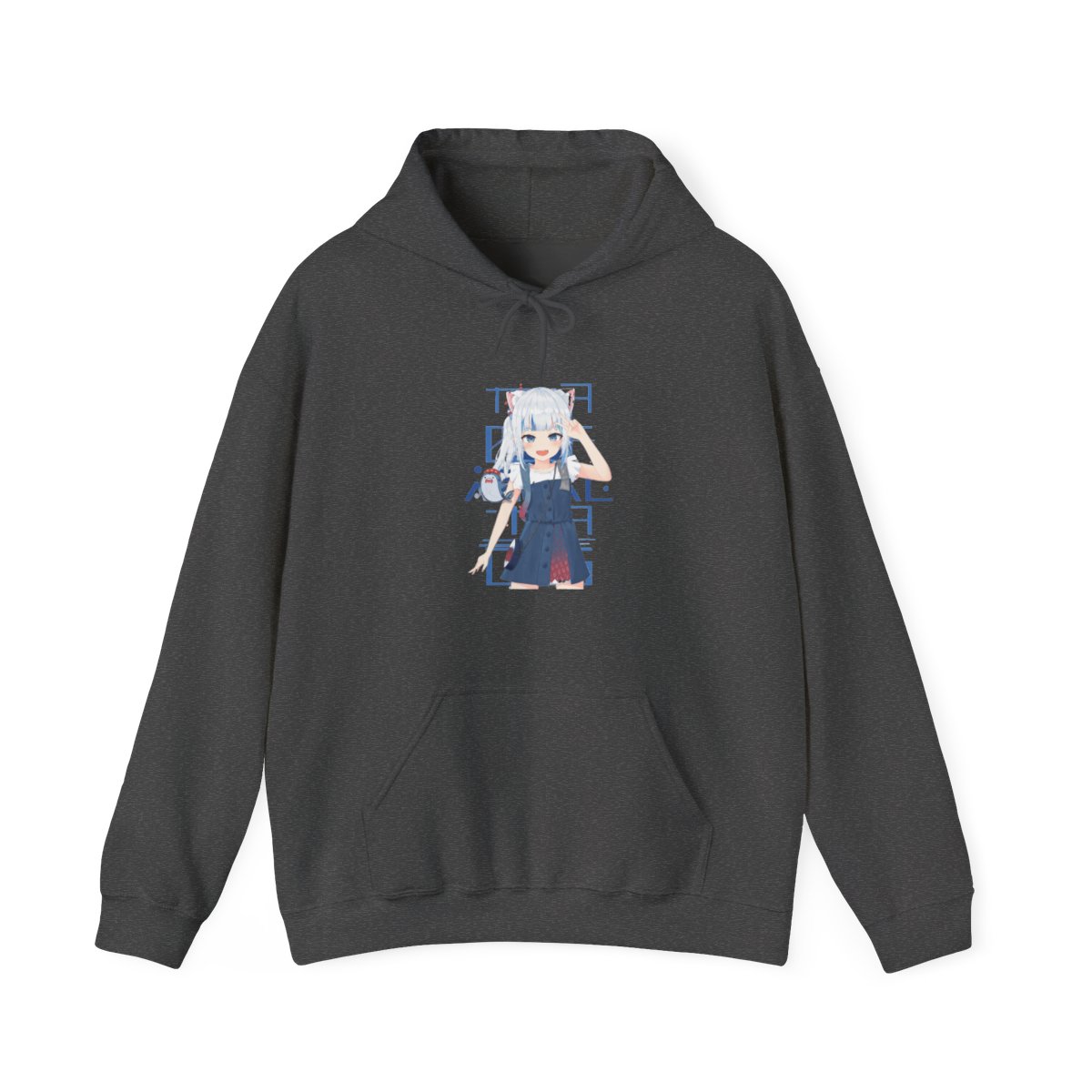 Hololive EN - Gawr Gura Hoodie - alternate angle 5, merchandise