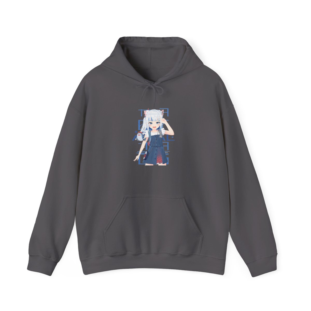 Hololive EN - Gawr Gura Hoodie - alternate angle 3, merchandise