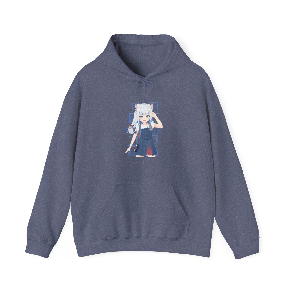 Hololive EN - Gawr Gura Hoodie - alternate angle 4, merchandise