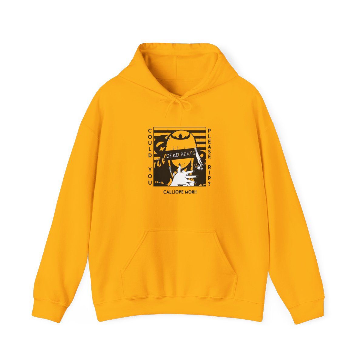 Calliope Mori Glitched Hoodie | Hololive EN - alternate angle 2, merchandise