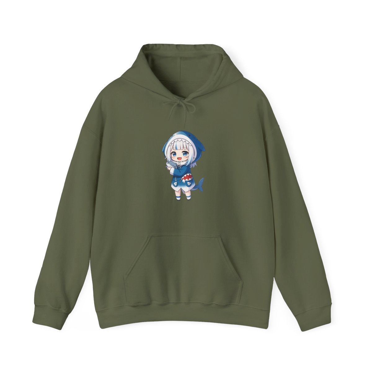 Chibi Gawr Gura - Hololive Hoodie | Hololive EN - alternate angle 5, merchandise