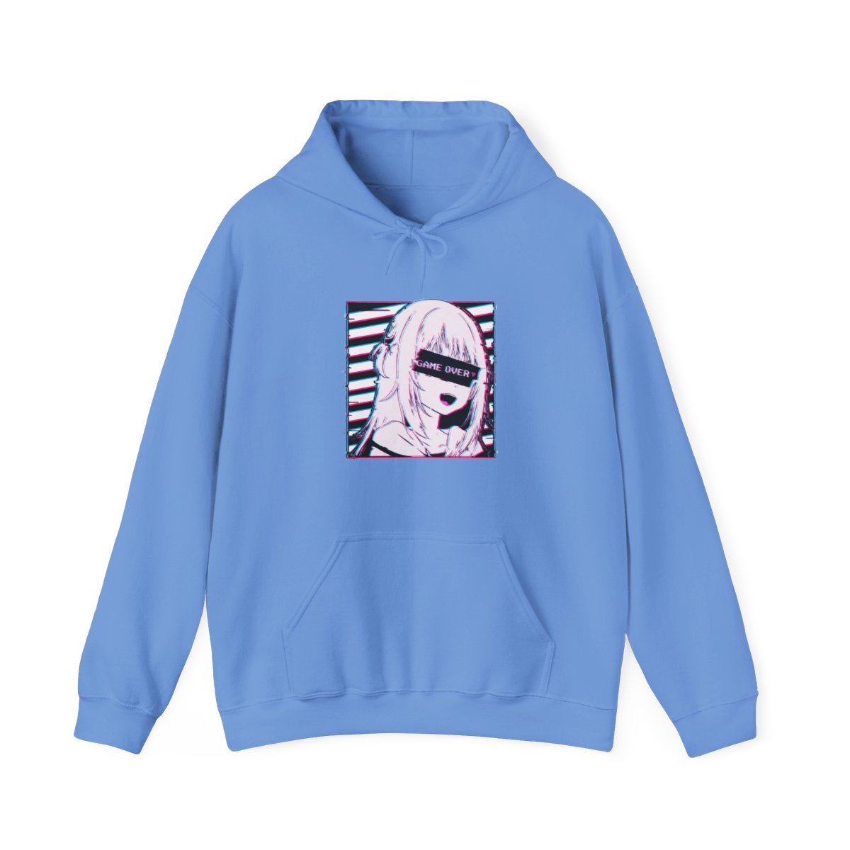 Gawr Gura Hololive En Glitched Hoodie - alternate angle 3, merchandise