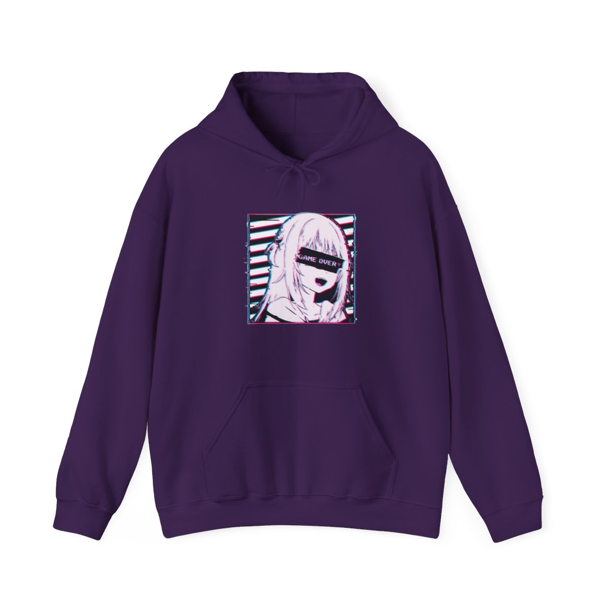 Gawr Gura Hololive En Glitched Hoodie - alternate angle 2, merchandise