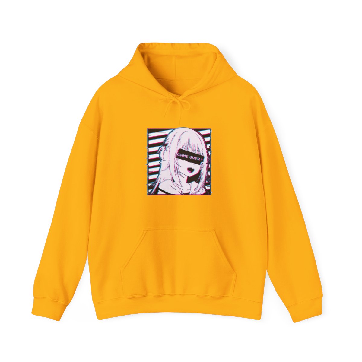 Gawr Gura Hololive En Glitched Hoodie - alternate angle 2, merchandise