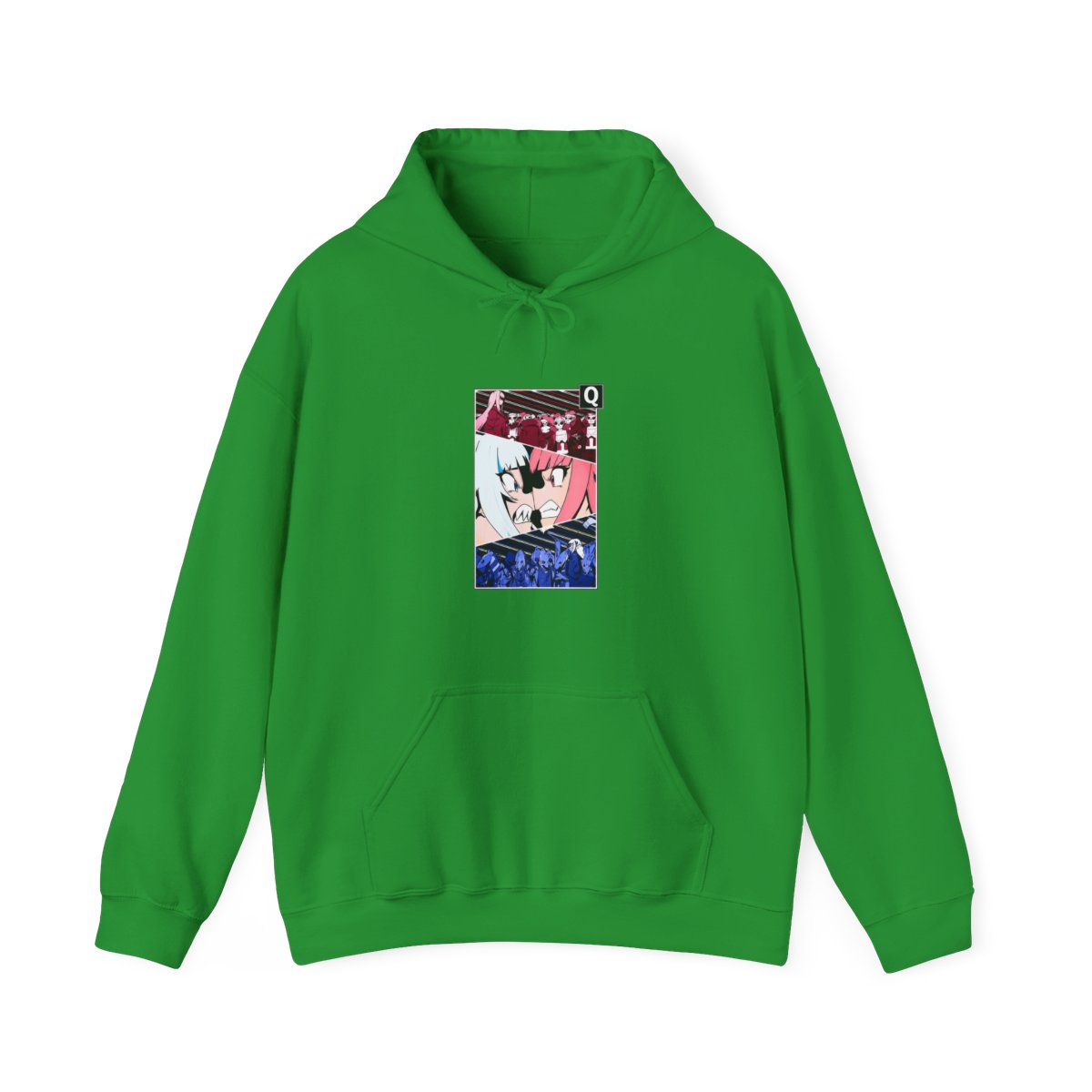 Q | Gawr Gura & Calliope Mori Hololive En Hoodie - alternate angle 2, merchandise
