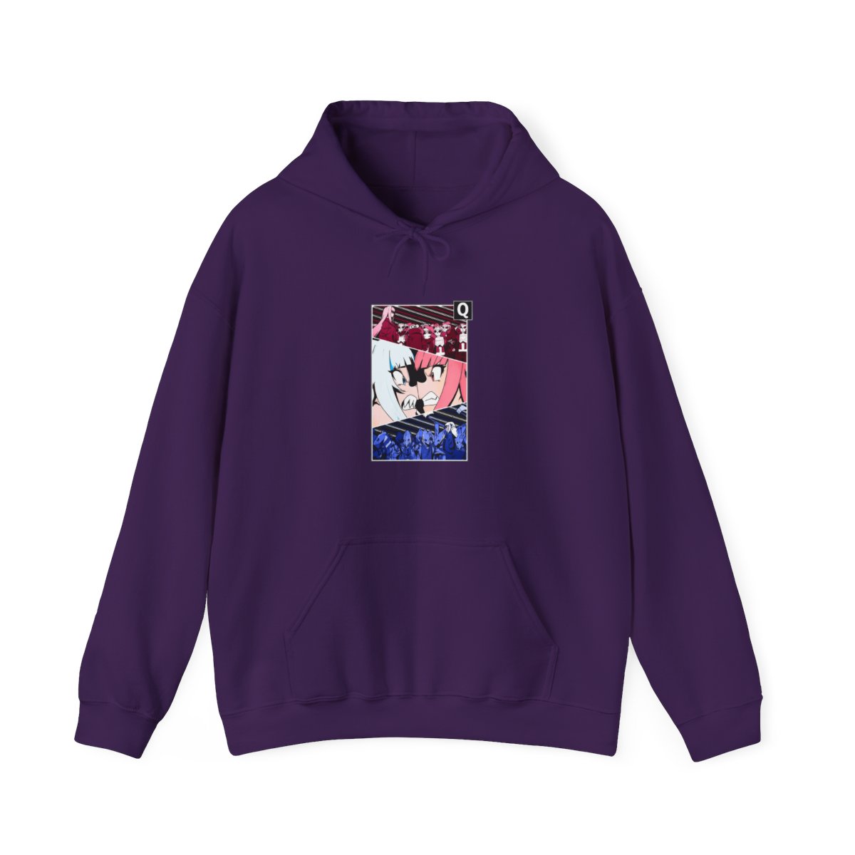 Q | Gawr Gura & Calliope Mori Hololive En Hoodie - alternate angle 5, merchandise