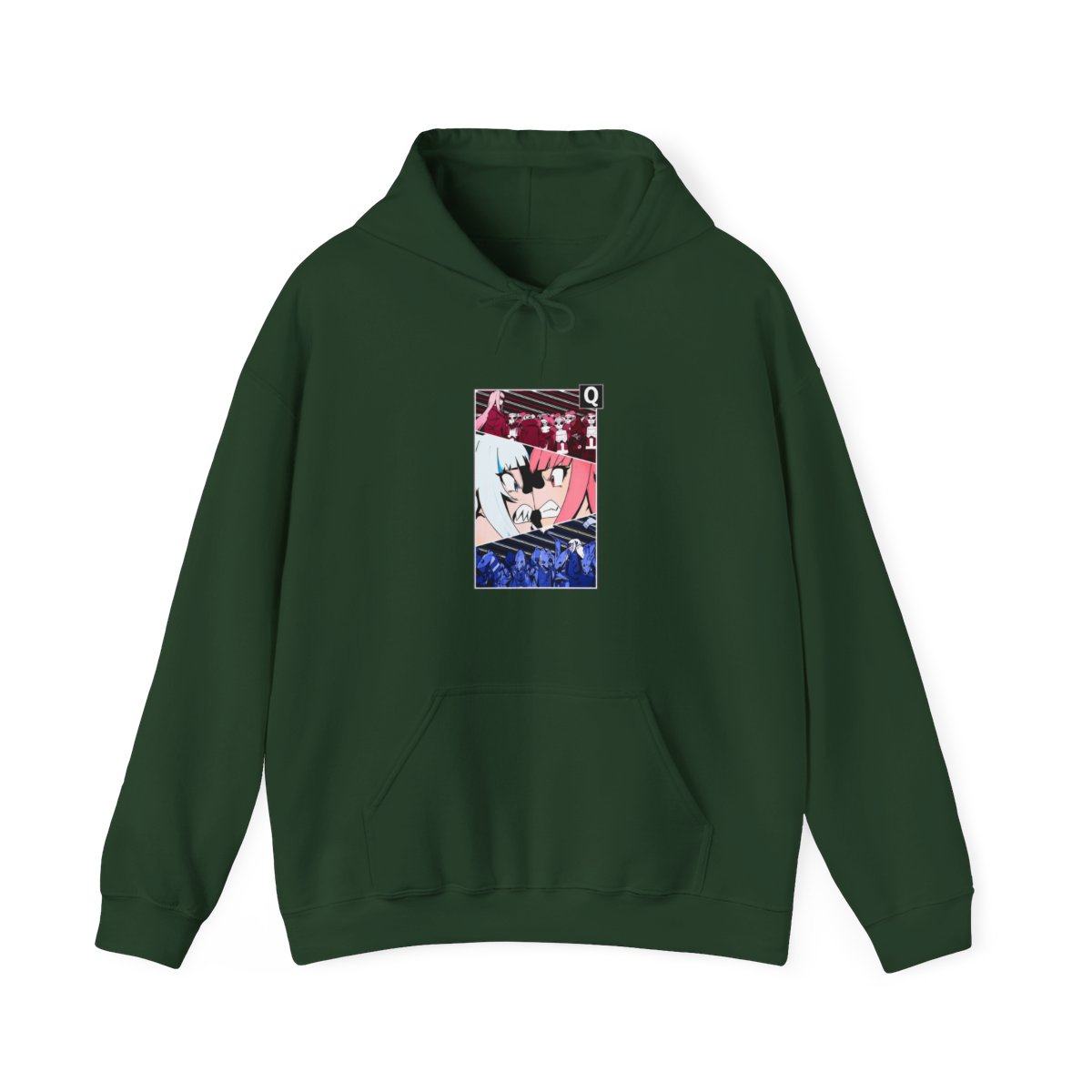 Q | Gawr Gura & Calliope Mori Hololive En Hoodie - Official Hoodies merchandise