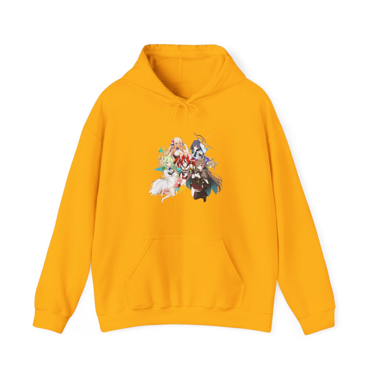 Hololive EN - All Hololive Council (Hakos Baelz, Nanashi Mumei, Tsukumo Sana, Ceres Fauna, Ouro Kronii) Hoodie - alternate angle 4, merchandise