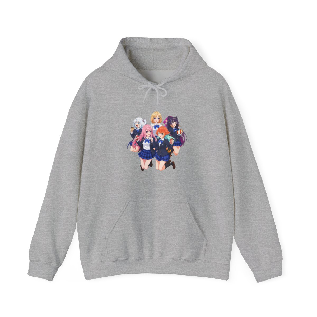Hololive EN - All Holomyth (Gawr Gura, Watson Amelia, Takanashi Kiara, Ninomae Ina'nis and Mori Calliope) Hoodie - alternate angle 4, merchandise