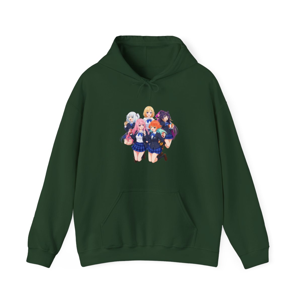 Hololive EN - All Holomyth (Gawr Gura, Watson Amelia, Takanashi Kiara, Ninomae Ina'nis and Mori Calliope) Hoodie - alternate angle 5, merchandise