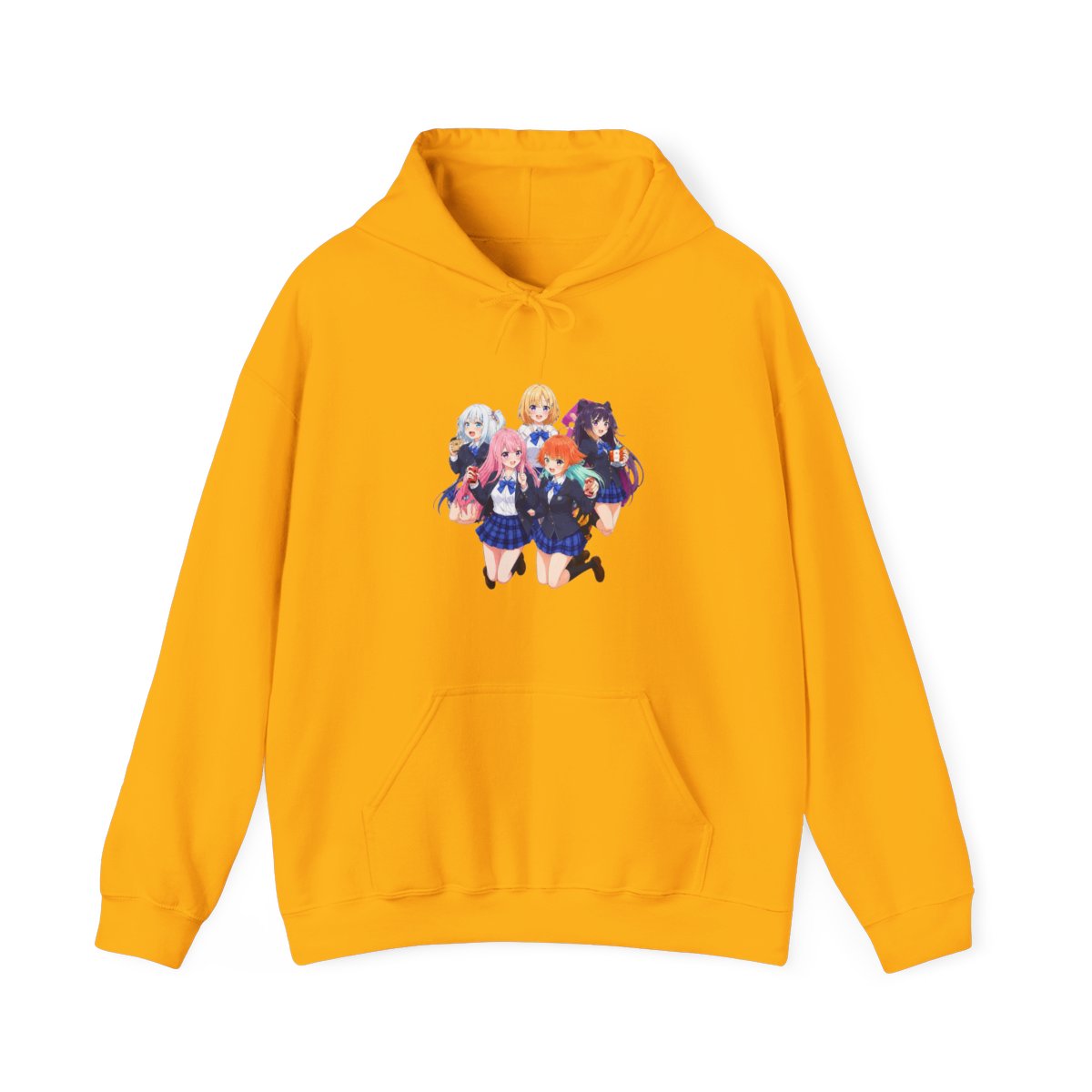 Hololive EN - All Holomyth (Gawr Gura, Watson Amelia, Takanashi Kiara, Ninomae Ina'nis and Mori Calliope) Hoodie - alternate angle 2, merchandise