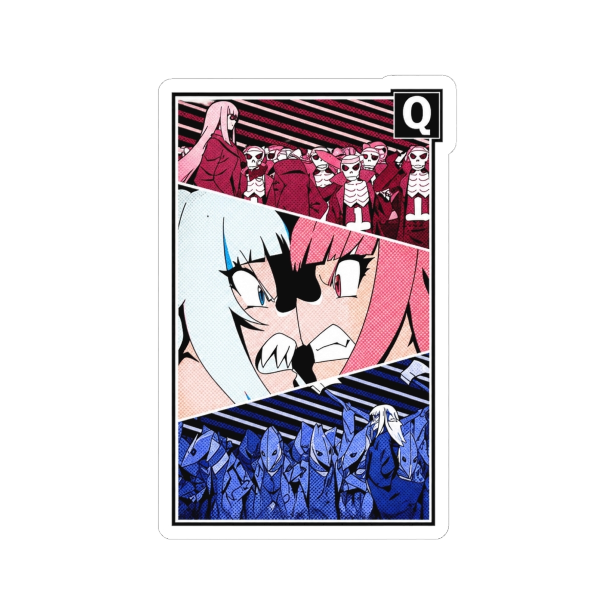 Q | Gawr Gura & Calliope Mori Hololive En Sticker