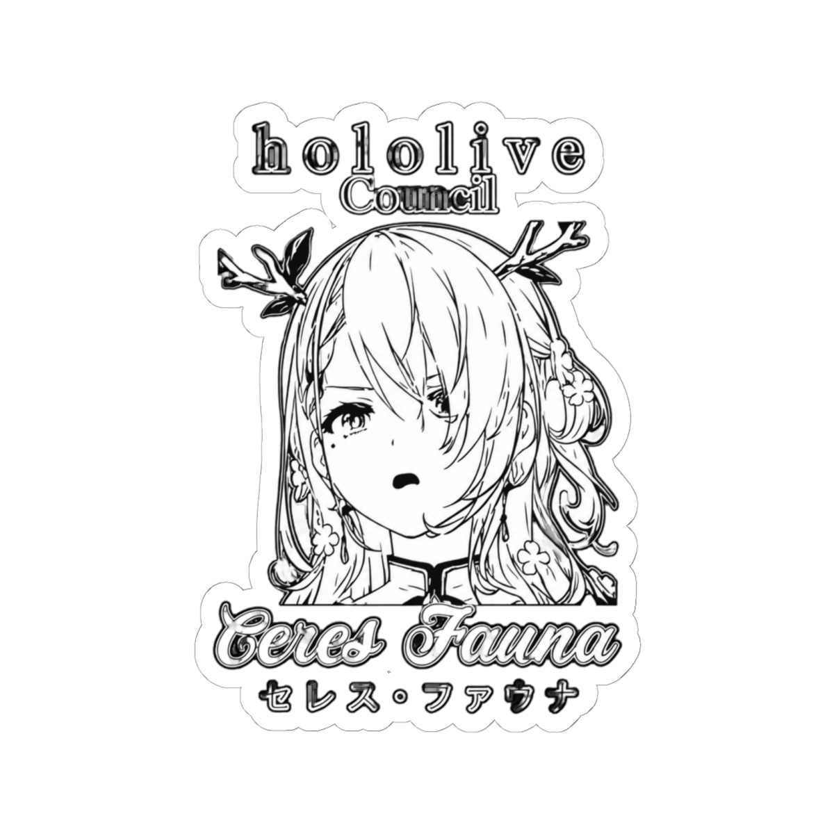 Ceres Fauna Hololive English Council Sticker